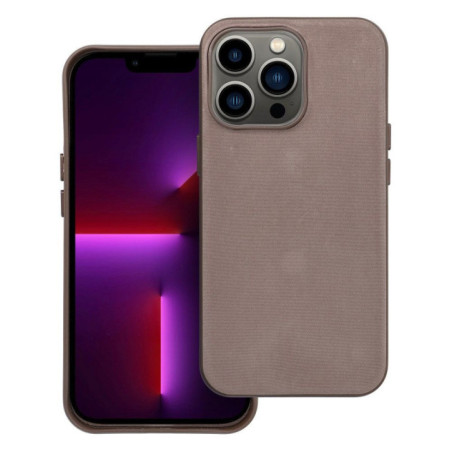 Case for iPhone 13 PRO Woven Mag Cover compatible witg MagSafe light brown