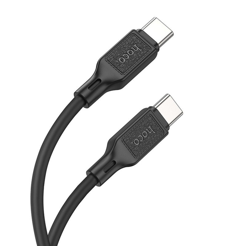 Cable USB C to USB C Hoco 3A 60W 1 m X90 black
