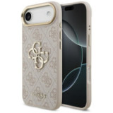 GUESS case for IPHONE 17 Air GUHCP17M4GMGCPI (PU W/ Big 4G Classic Logo) gold pink