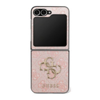 GUESS case for SAMSUNG Z Flip7 GUHCZF74GMGPI (PU Leather 4G Metal Logo) pink
