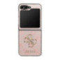 GUESS case for SAMSUNG Z Flip7 GUHCZF74GMGPI (PU Leather 4G Metal Logo) pink