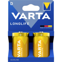 VARTA bateria alkaliczna R20 (Typ D) Longlife 2 szt (papierowa wk┼éadka)