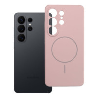 Case for Samsung S26 ULTRA Silicone 2mm compatible with MagSafe powder pink