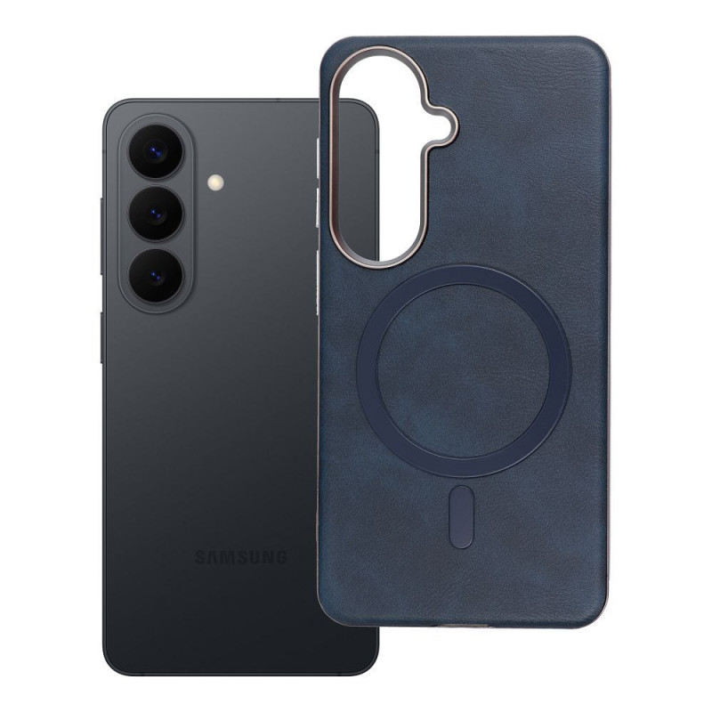 Case for Samsung S26 Gentleman Mag Cover compatible with MagSafe navy blue Case for Samsung S26 Gentleman Mag Cover compatible with MagSafe navy blue