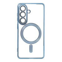 Case for Samsung S26 Electro Mag Cover compatible with MagSafe blue