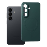 Case for Samsung S26 Silicone Mag Cover compatible with MagSafe green