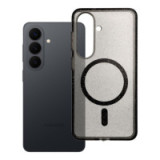 Case for Samsung S26 Clear Mag Cover (STR) compatible with MagSafe black glitter