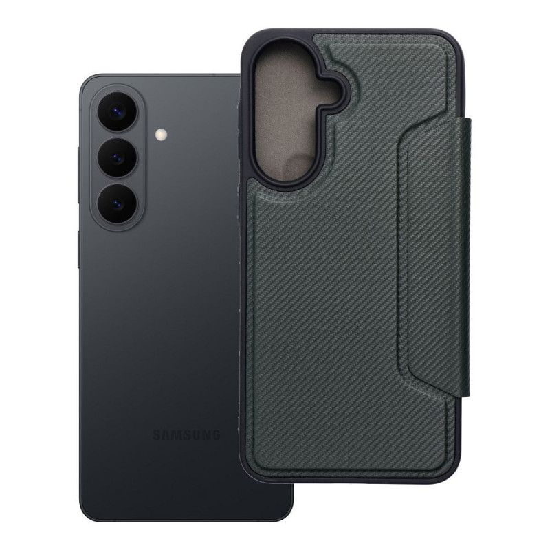 Flip case for Samsung A37 5G Razor Book dark green