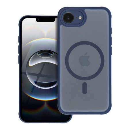 Case for Samsung A57 Full Matte Mag Cover compatible with MagSafe navy blue