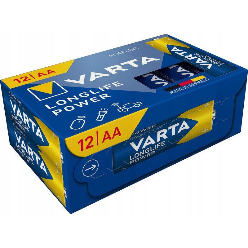 VARTA alkaline battery R6 (AA) Loglife 12 pcs