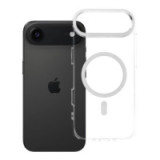 Case for iPhone 17 AIR Frame Clear Hybrid Mag Cover compatible with MagSafe transparent