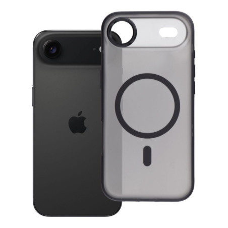 Case for iPhone 17 AIR Flexline Mag Cover compatible with MagSafe black