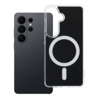 Case for Samsung S26 Clear Fusion Mag Cover compatible with MagSafe black