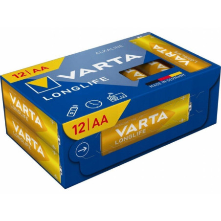 VARTA alkaline battery R6 (AA) Loglife 12 pcs