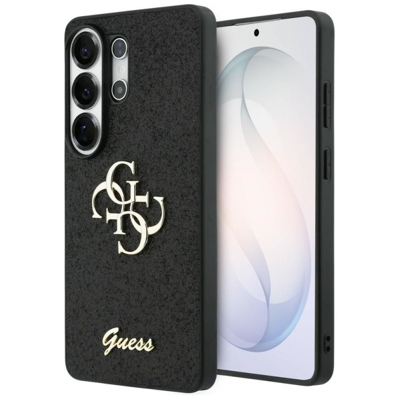 GUESS case for SAMSUNG S26 Ultra GUHCS26LHG4SGK (Fixed Glitter 4G Big Metal Logo) black