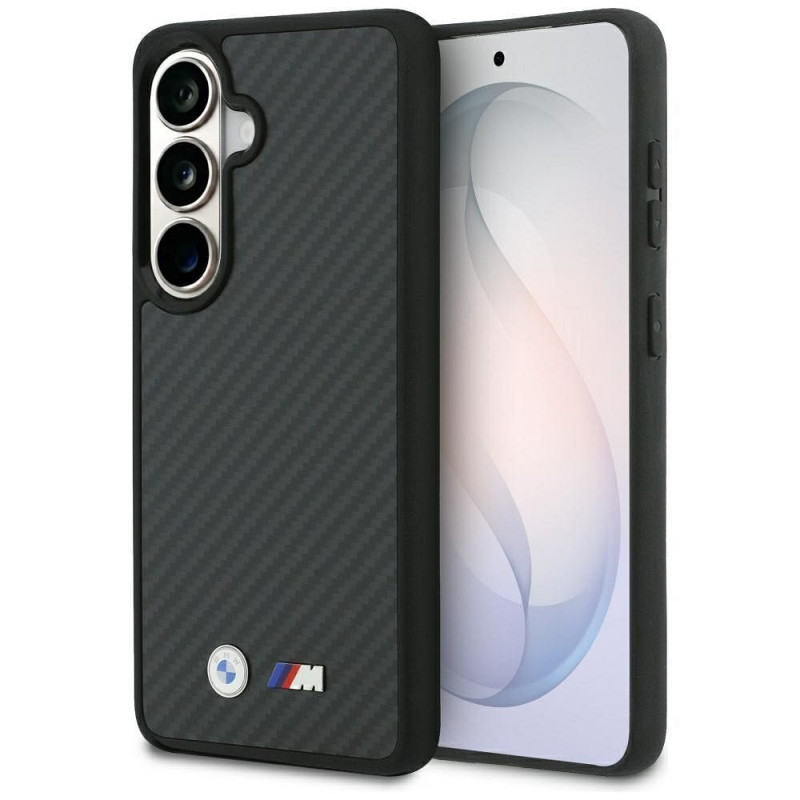 BMW case for SAMSUNG S26 BMHMS26S24CFMMK (Magnetic Kevlar W/ Logo) black