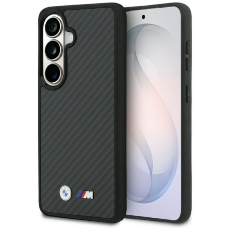 BMW case for SAMSUNG S26 BMHMS26S24CFMMK (Magnetic Kevlar W/ Logo) black