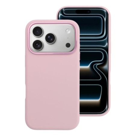 Case for iPhone 16e (SE4 2025) / 17e Forcell F-Protect Frame Premium compatible with Magsafe pink