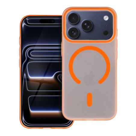 Case for iPhone 16e (SE4 2025) / 17e Go Orange compatible with MagSafe orange
