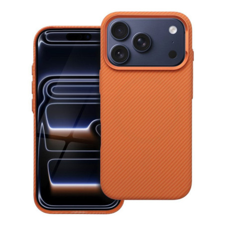Case for iPhone 16e (SE4 2025) / 17e Kevlar compatible with MagSafe orange