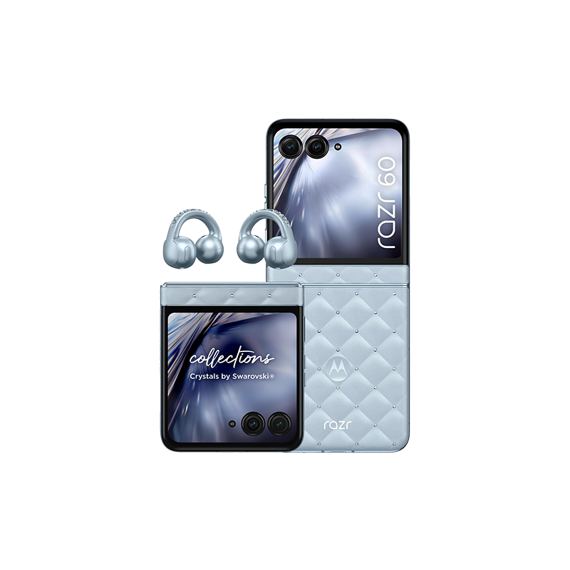 Motorola XT2553-1 Razr 60 5G Dual Sim 8GB RAM 256GB + Buds Loop Bundle Swarovski Edtition