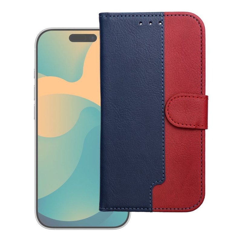 Flip case for iPhone 17 PRO MAX Split Book navy and red Flip case for iPhone 17 PRO MAX Split Book navy and red