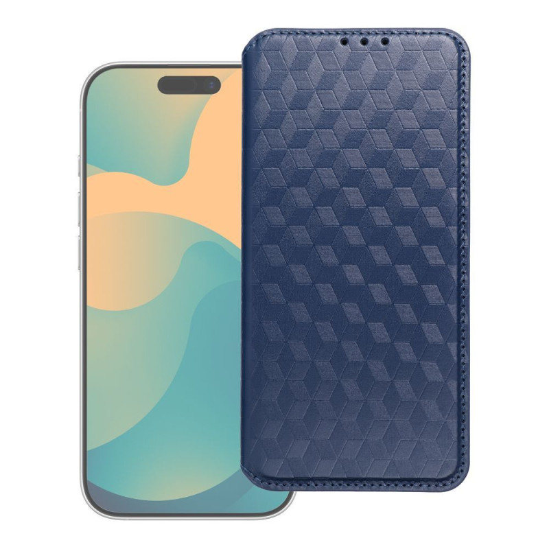 Flip case for iPhone 17 PRO MAX Cubic Book blue