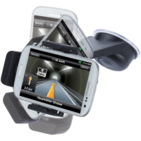 iGrip T5-30500 Universal Micro USB Halterung+Dock für alle Smartphones mit Micro-USB Anschluss unten (Breite 48-81 mm)