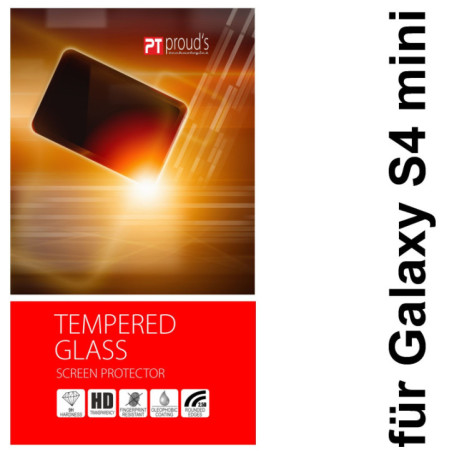 Display-Schutzfolie TEMPERED GLASS für Samsung i9190 / i9195 Galaxy S4 mini