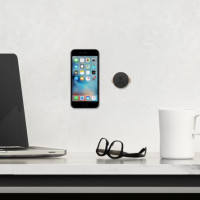 BASEUS Halterung DISC magnetisch/klebbar silber