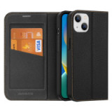 Dux Ducis Skin X2 case for iPhone 14 Max case with magnetic flap black