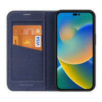 Dux Ducis Skin X2 Flip Cover blau für Apple iPhone 14 Pro