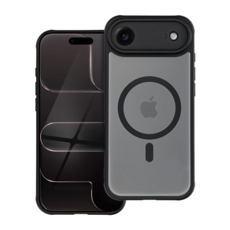 Case for iPhone 17 AIR Full Matte Mag Cover compatible with MagSafe black