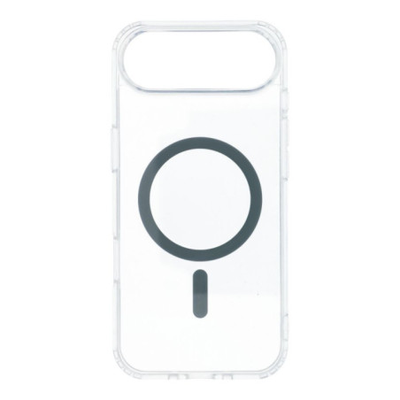 Case for iPhone 17 AIR Drop Glue Colorful Ring Mag Cover compatible with MagSafe gray