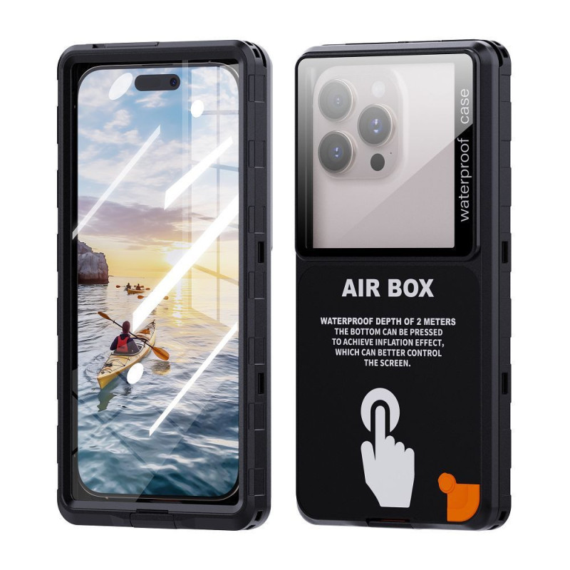 Case for Airbox MAX 6.9 Shellbox waterproof black Case for Airbox MAX 6.9 Shellbox waterproof black