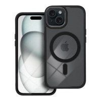 Case for iPhone 15 Color Edge Mag Cover compatible with MagSafe black