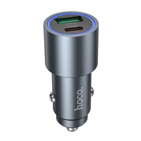 Car charger Hoco USB A + USB C PD QC3.0 48W Z60 black