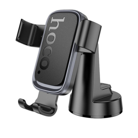 Gravity car phone holder Hoco dashboard H81 black and gray