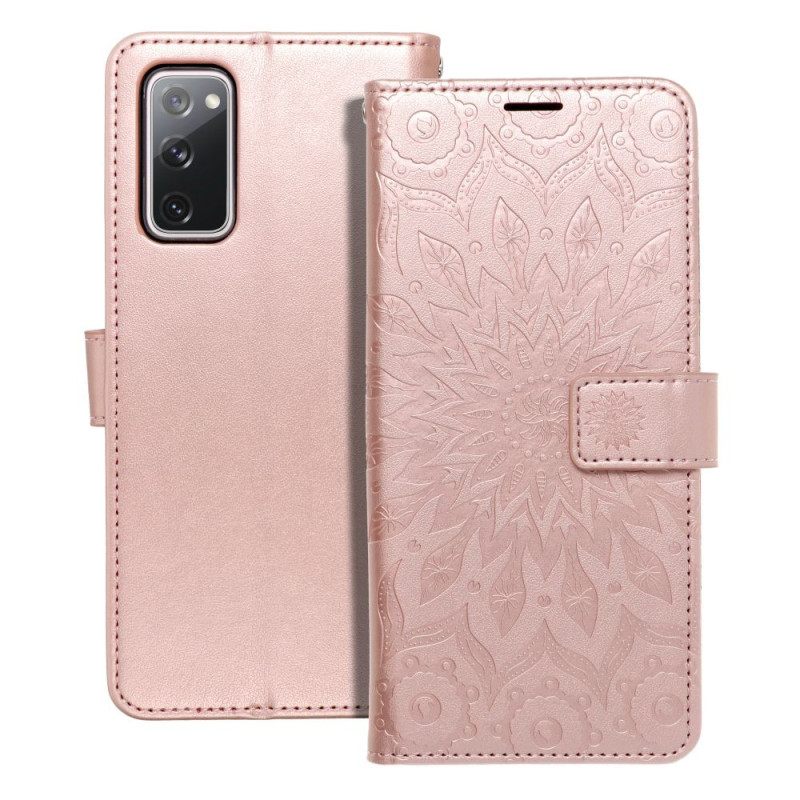 MEZZO Book case for SAMSUNG S20 FE / S20 FE 5G mandala rose gold MEZZO Book case for SAMSUNG S20 FE / S20 FE 5G mandala rose gold