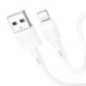 Cable USB A to Lightning Hoco 2,4A 1 m X83 white