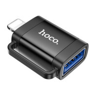 Adapter OTG Lightning to USB A Hoco UA31A black