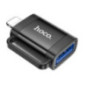 Adapter OTG Lightning to USB A Hoco UA31A black Adapter OTG Lightning to USB A Hoco UA31A black