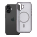 Case for iPhone 16 Flexline Mag Cover compatible with MagSafe gray
