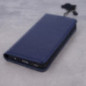FLIPCASE ECHTLEDER navyblau für Apple iPhone 16