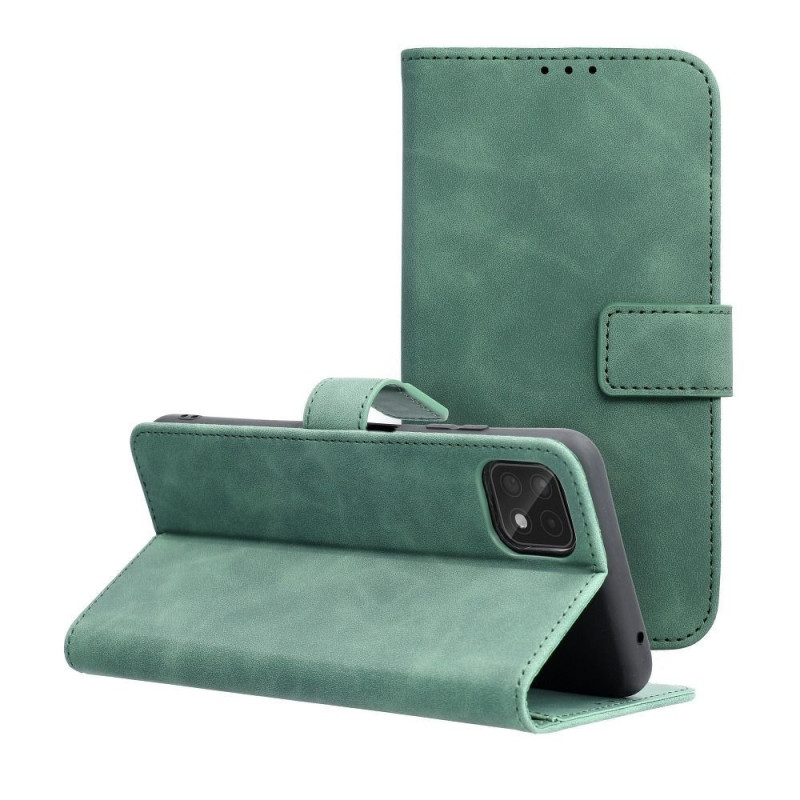 Flip case for Samsung A22 5G Tender Book green