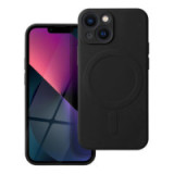 Case for iPhone 13 MINI Silicone Mag Cover compatible with MagSafe black