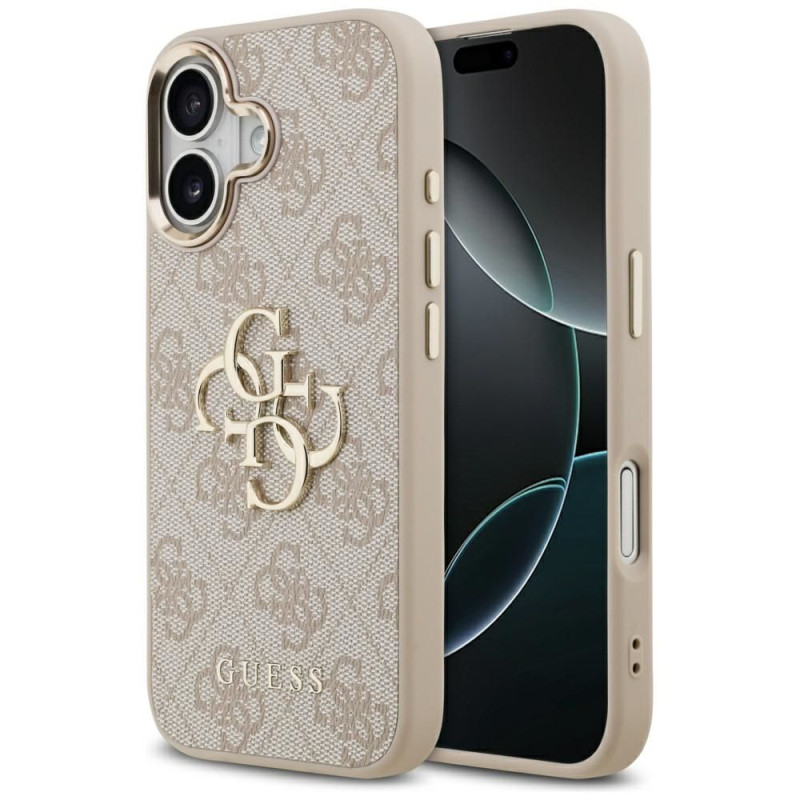 GUESS case for IPHONE 17 GUHCP17S4GMGCPI (PU W/ Big 4G Classic Logo) gold pink GUESS case for IPHONE 17 GUHCP17S4GMGCPI (PU W/ Big 4G Classic Logo) gold pink