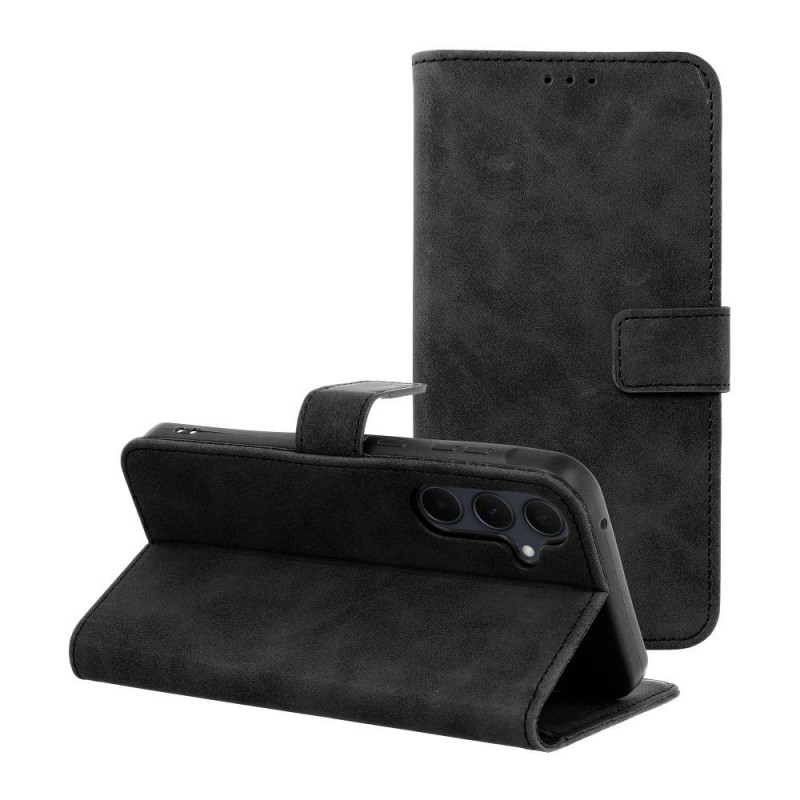 FLIPCASE VELVET schwarz für SAMSUNG Galaxy A35 5G