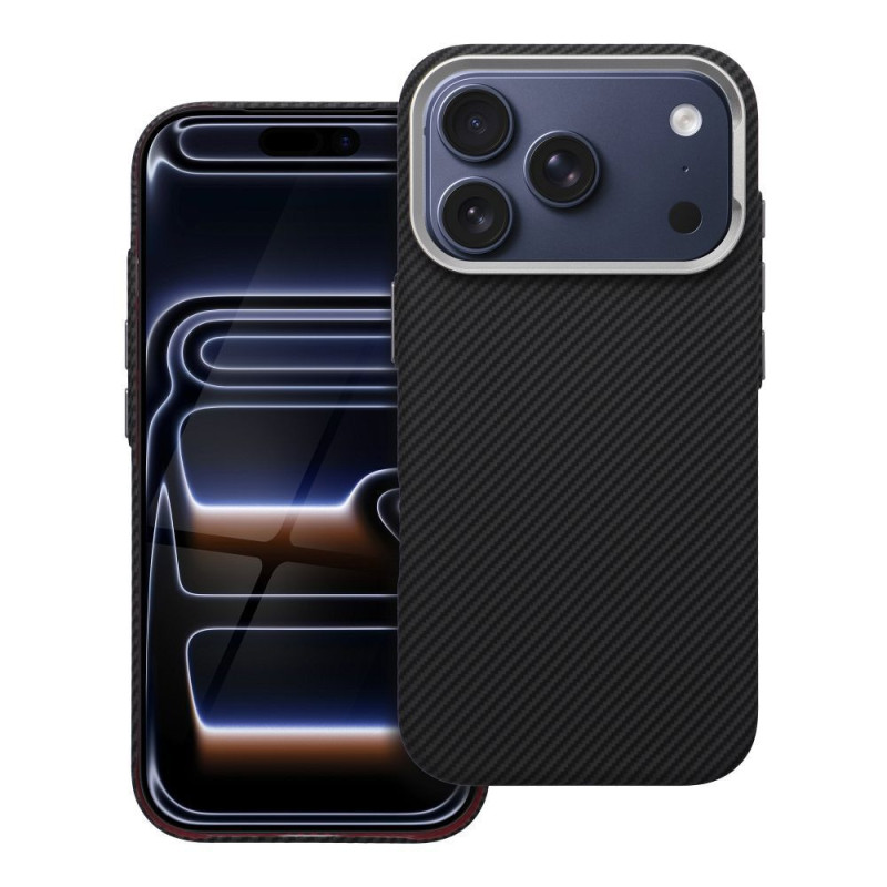 Case for iPhone 16 PRO MAX K-Look compatible with MagSafe black Case for iPhone 16 PRO MAX K-Look compatible with MagSafe black