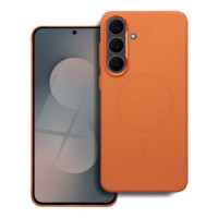 Case for Samsung A56 Kevlar compatible with MagSafe orange